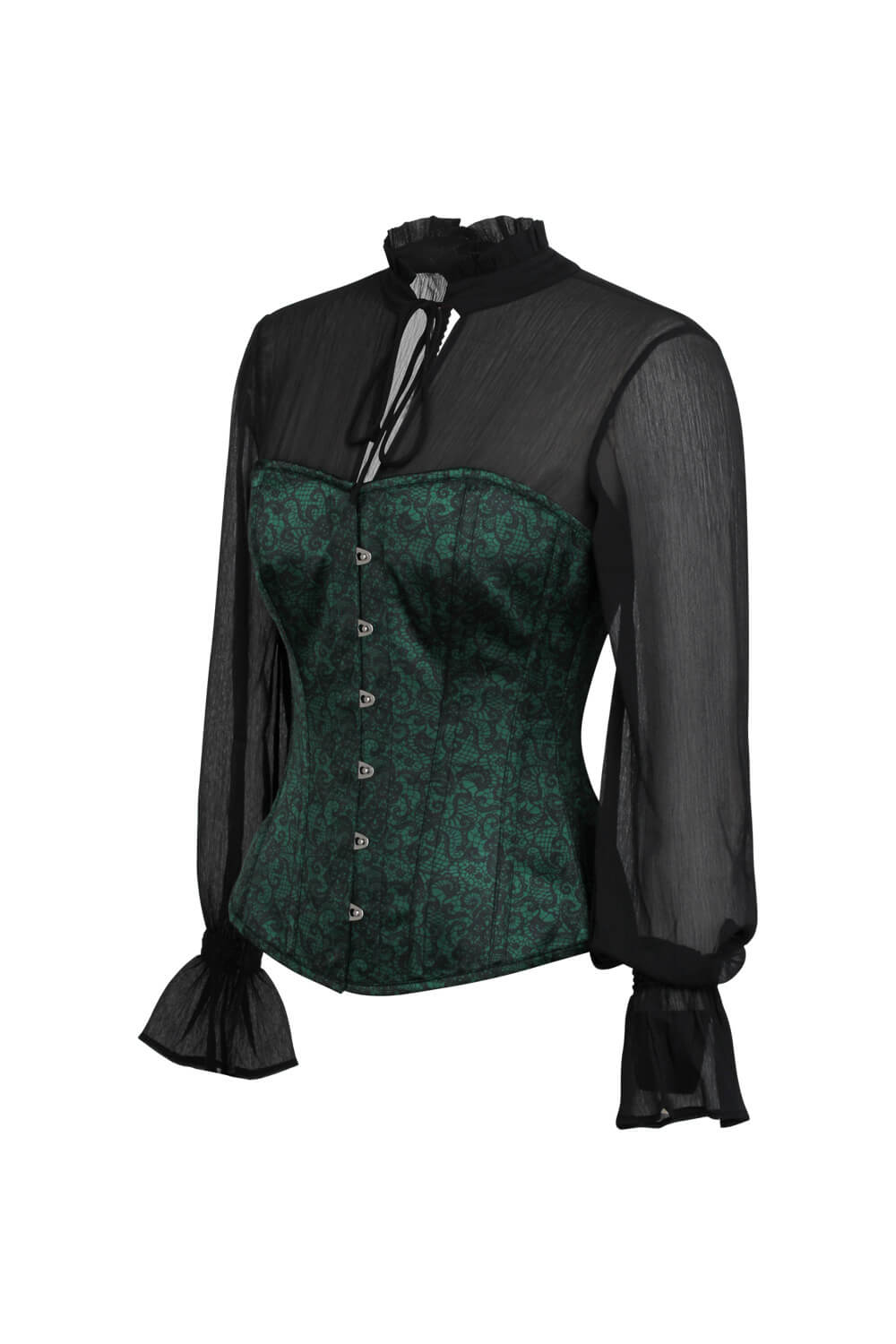 Kahnay Green Overbust Corset