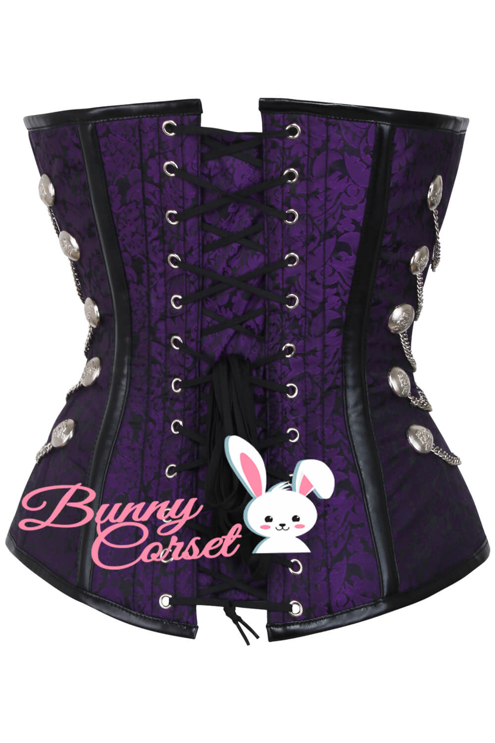 Chancy Steampunk Purple Corset