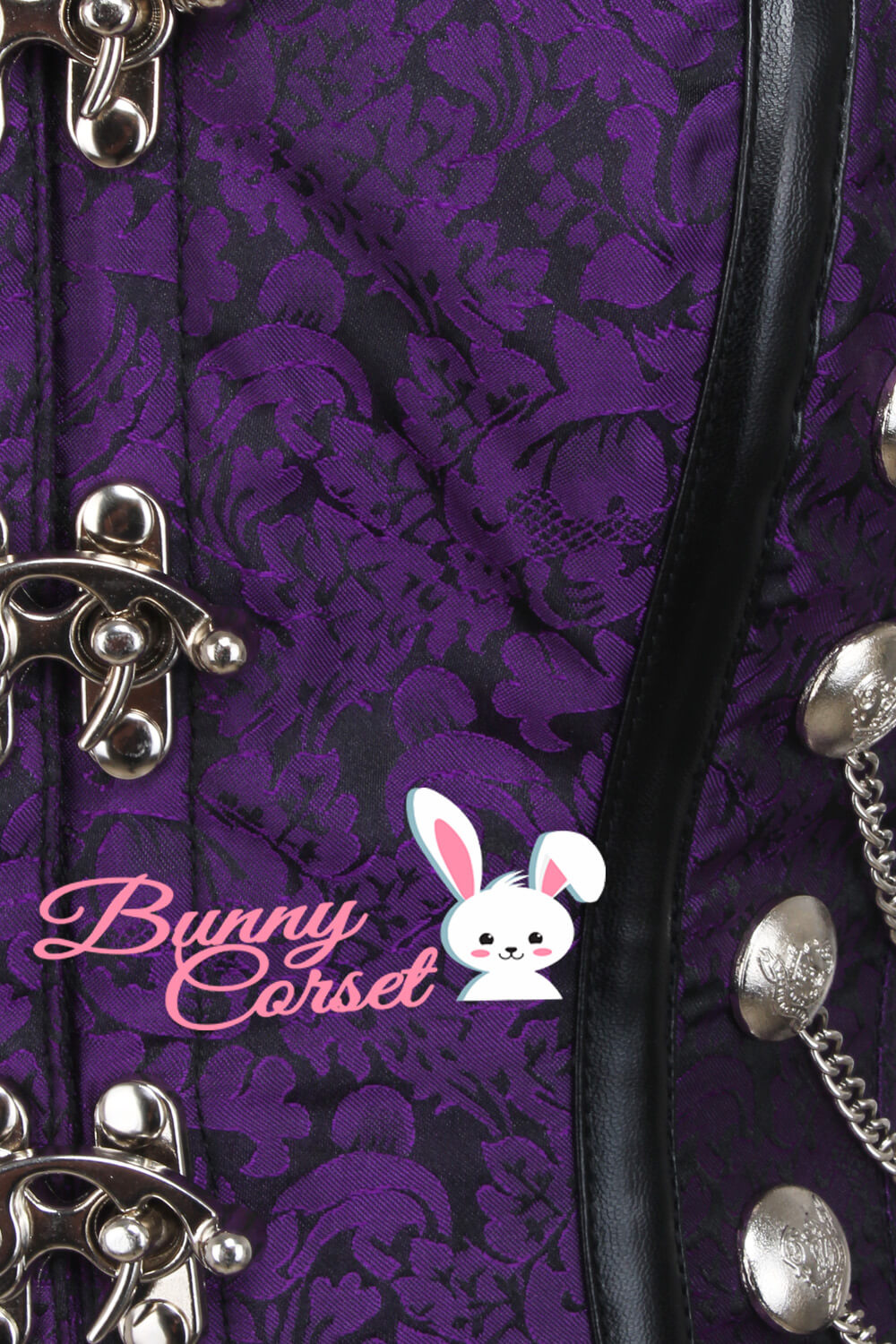 Chancy Steampunk Purple Corset