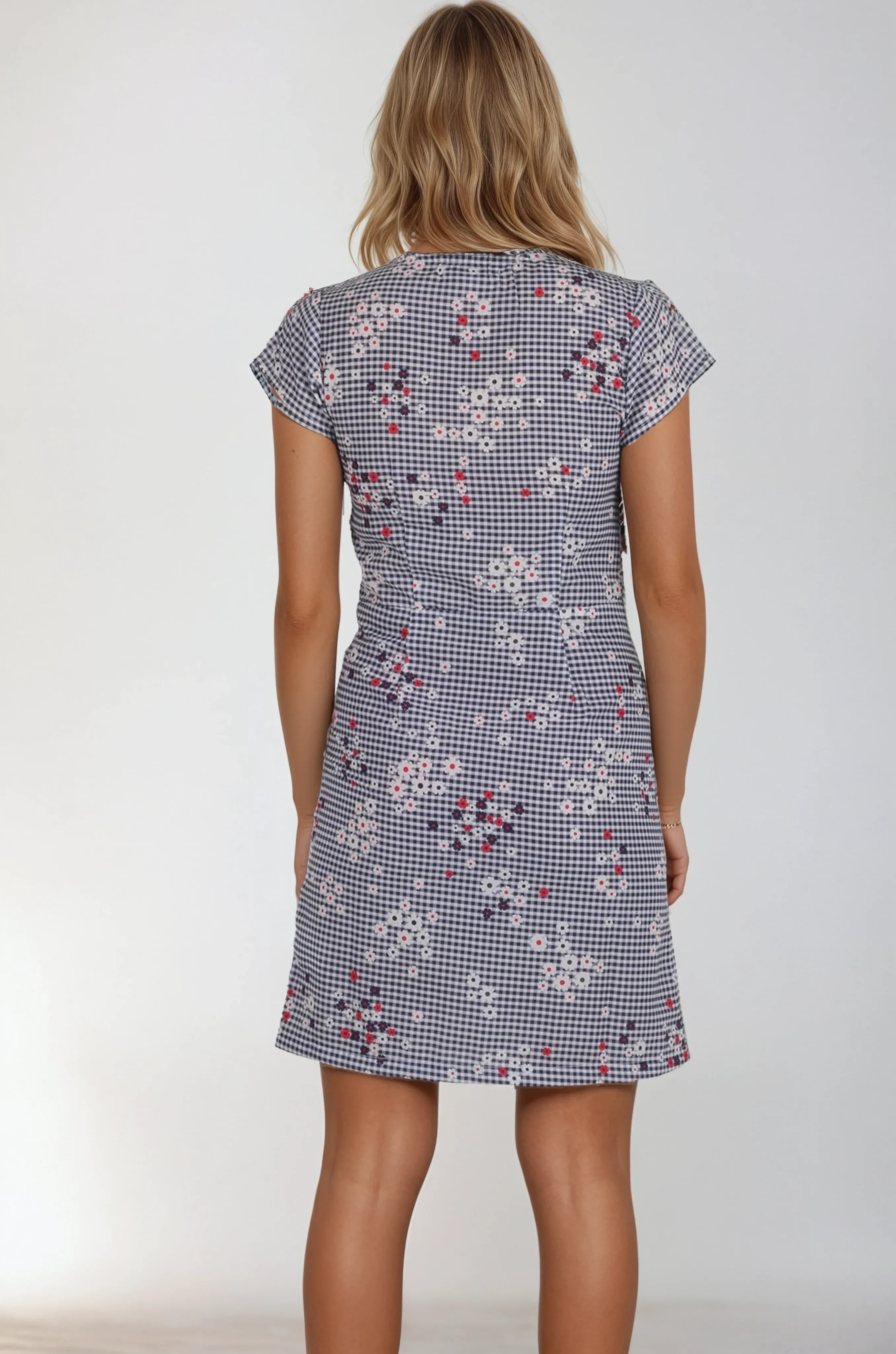 Robe à carreaux Ivana
