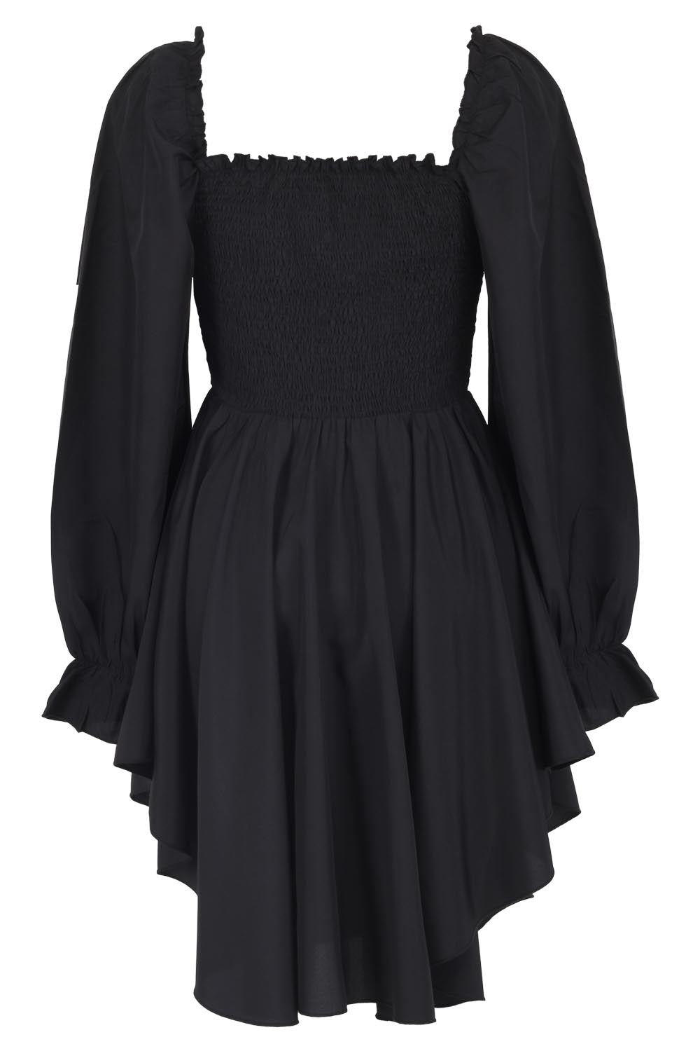 Robe Corley en brocart à manches bouffantes