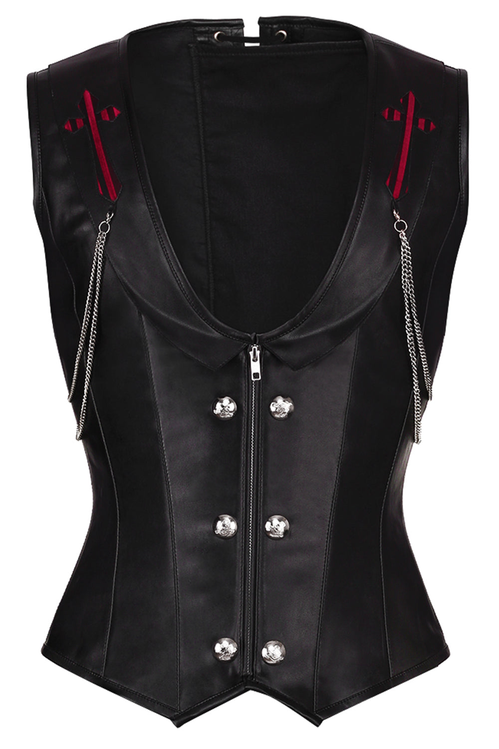 Corset sous-pectoral pour homme Blodwyn Gothic