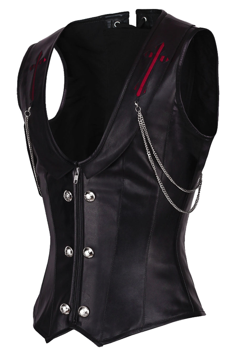 Corset sous-pectoral pour homme Blodwyn Gothic