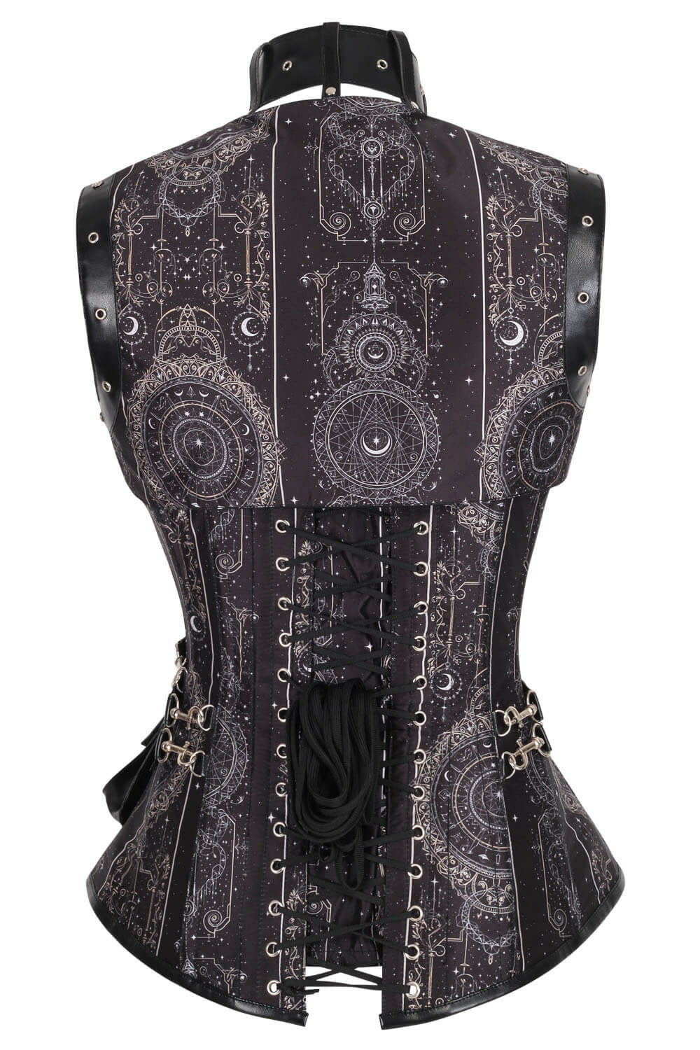 Corset à imprimé céleste Tasharra Overbust