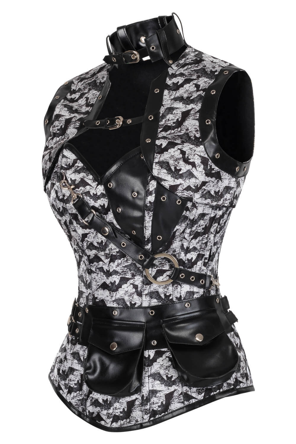 Corset bustier imprimé inspiré de Ricca Bat
