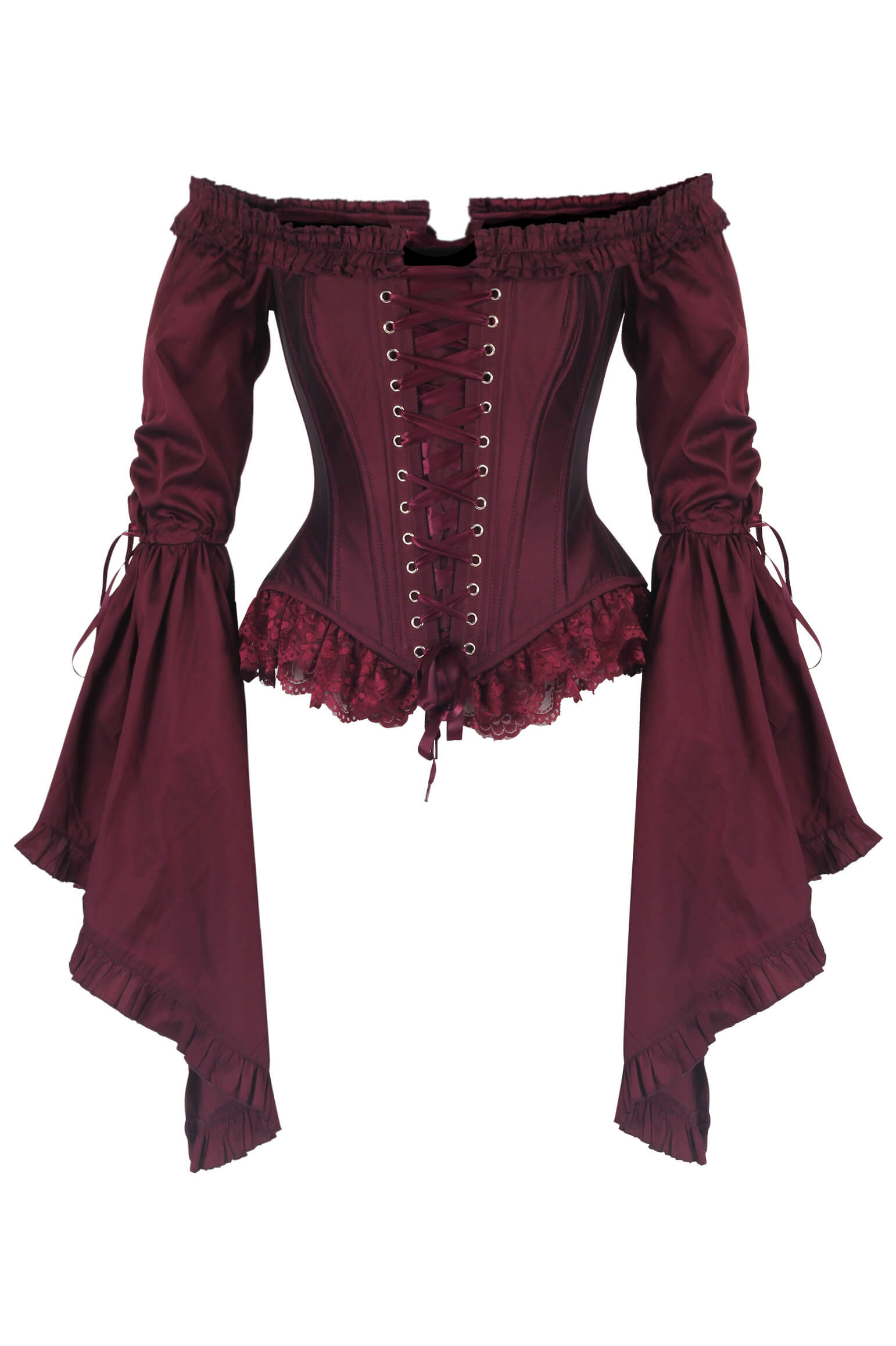 Corset bustier à épaules dénudées Shelbie Rococo