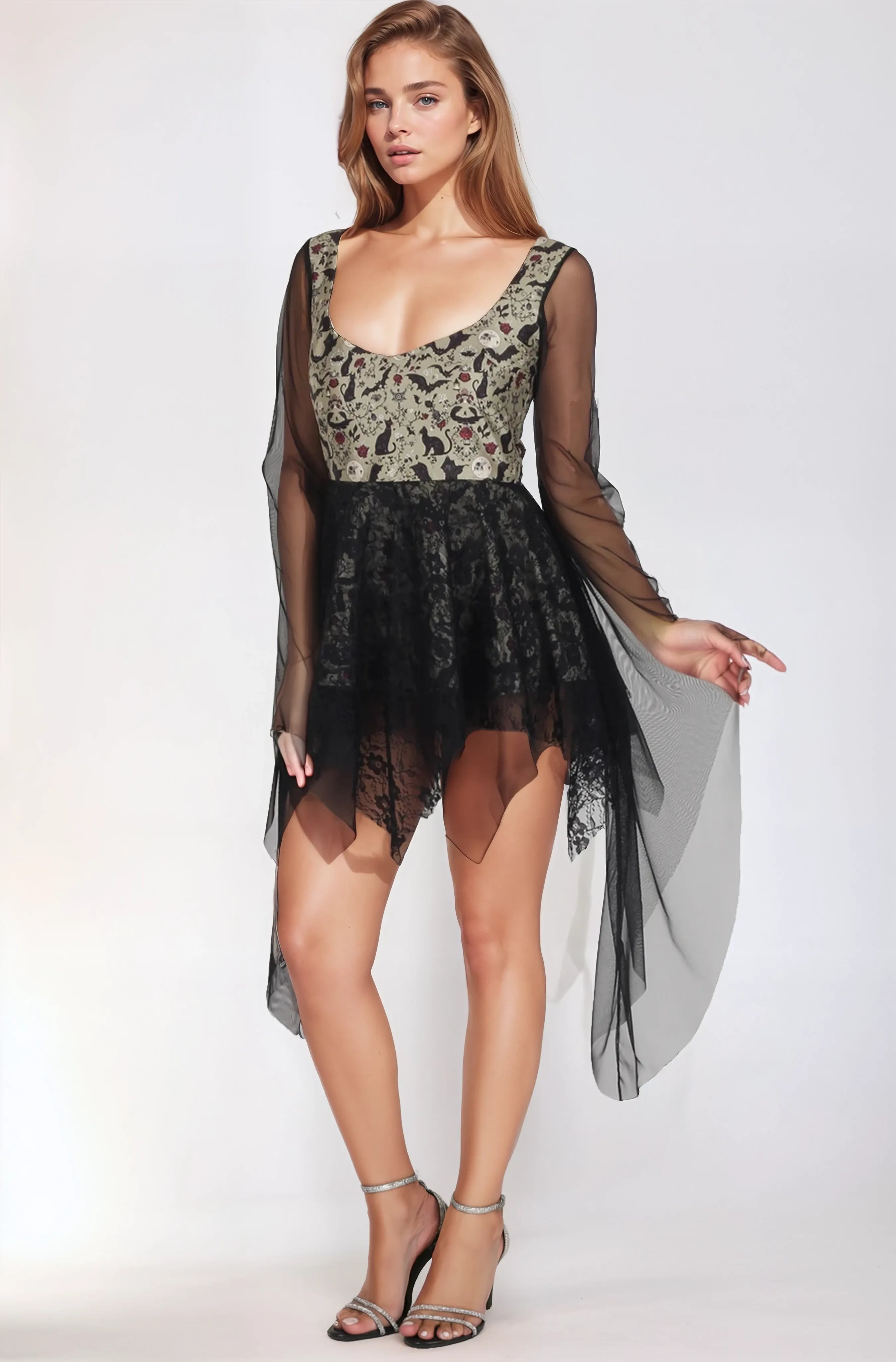 Robe Alveena d'inspiration gothique