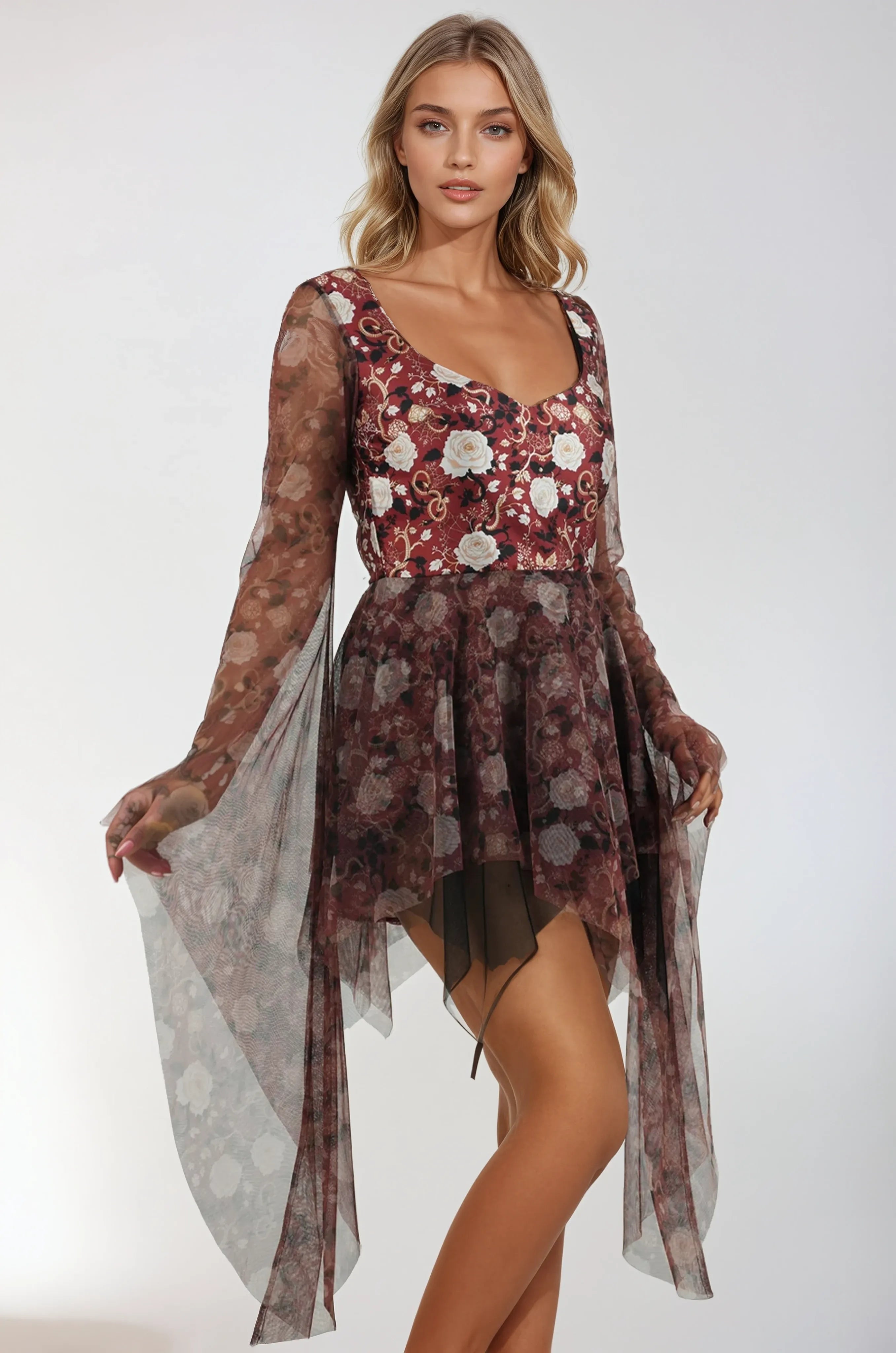 Robe Ivyanne Rose Éclose