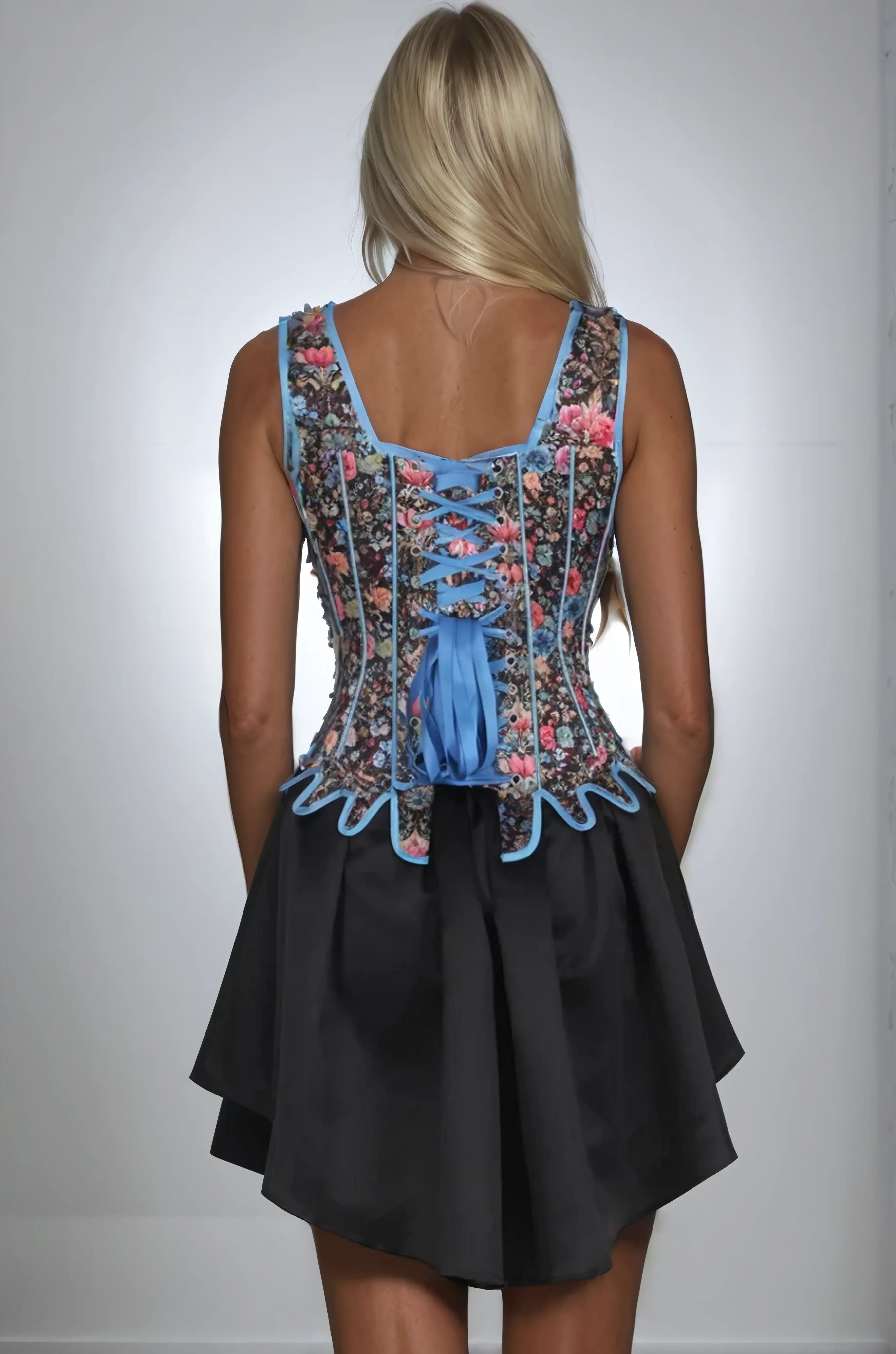 Corset Nori Floral Overbust