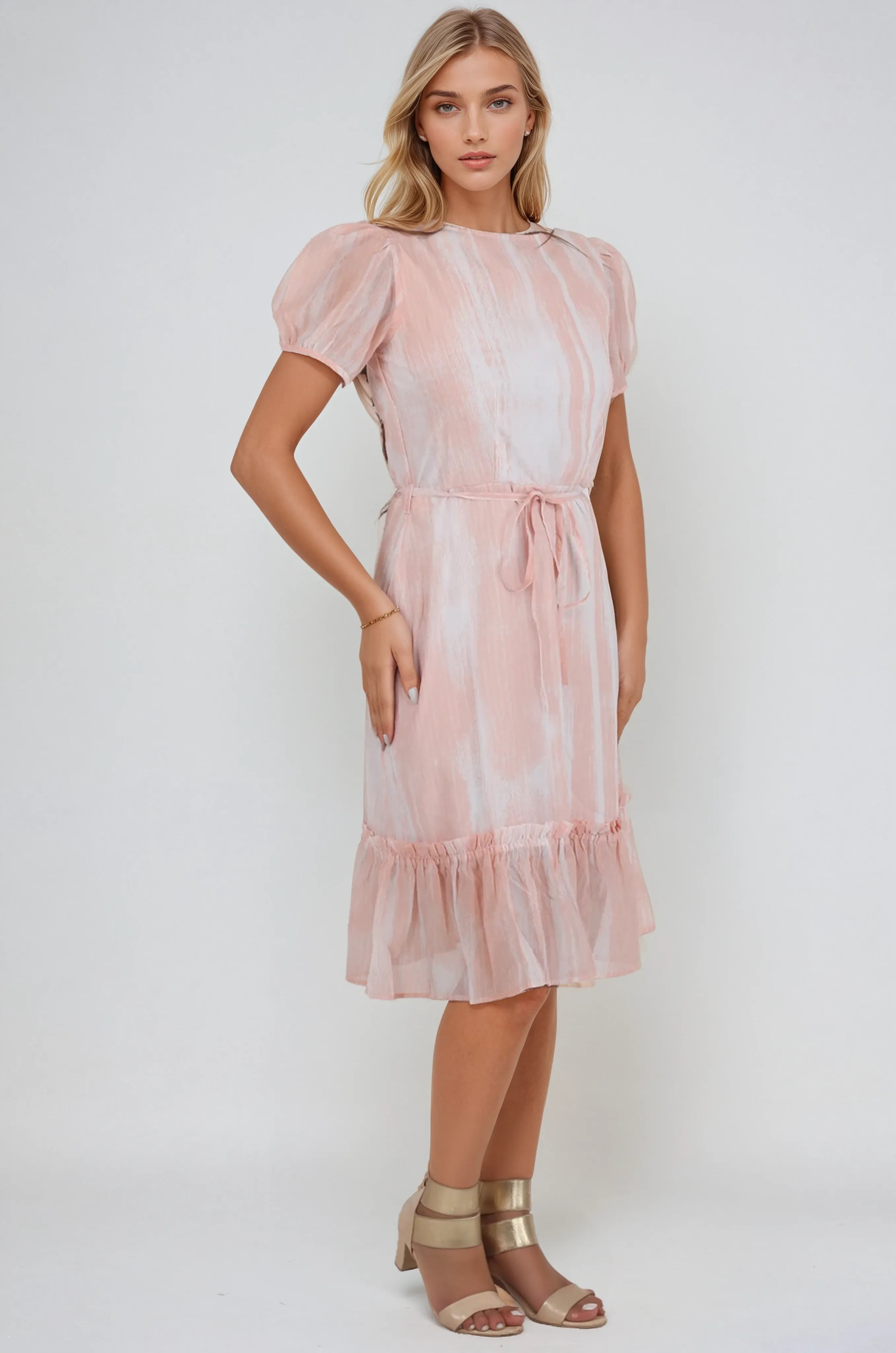 Robe Shawn à col bateau