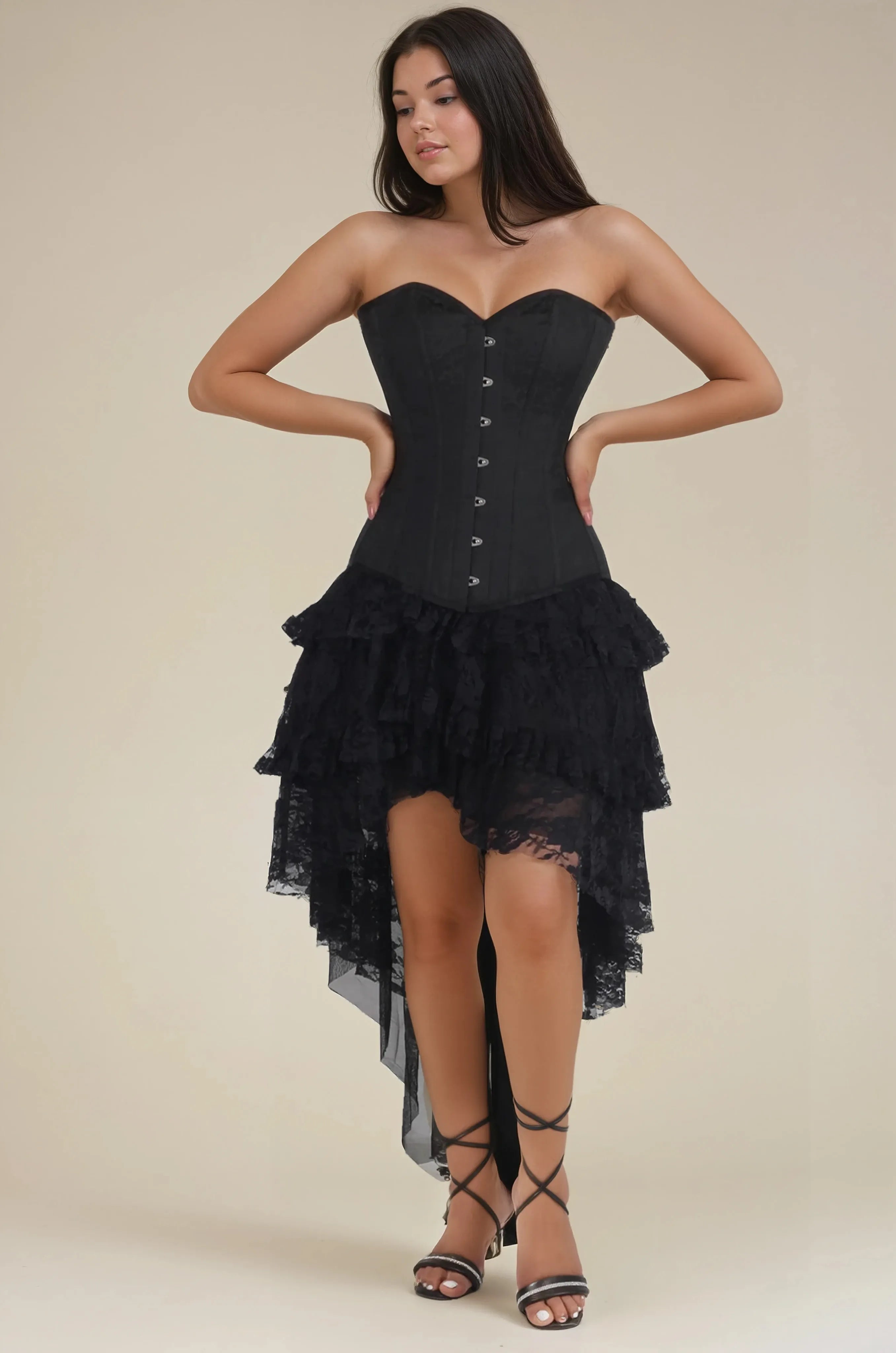 Corset Regina Black Gothic Overbust