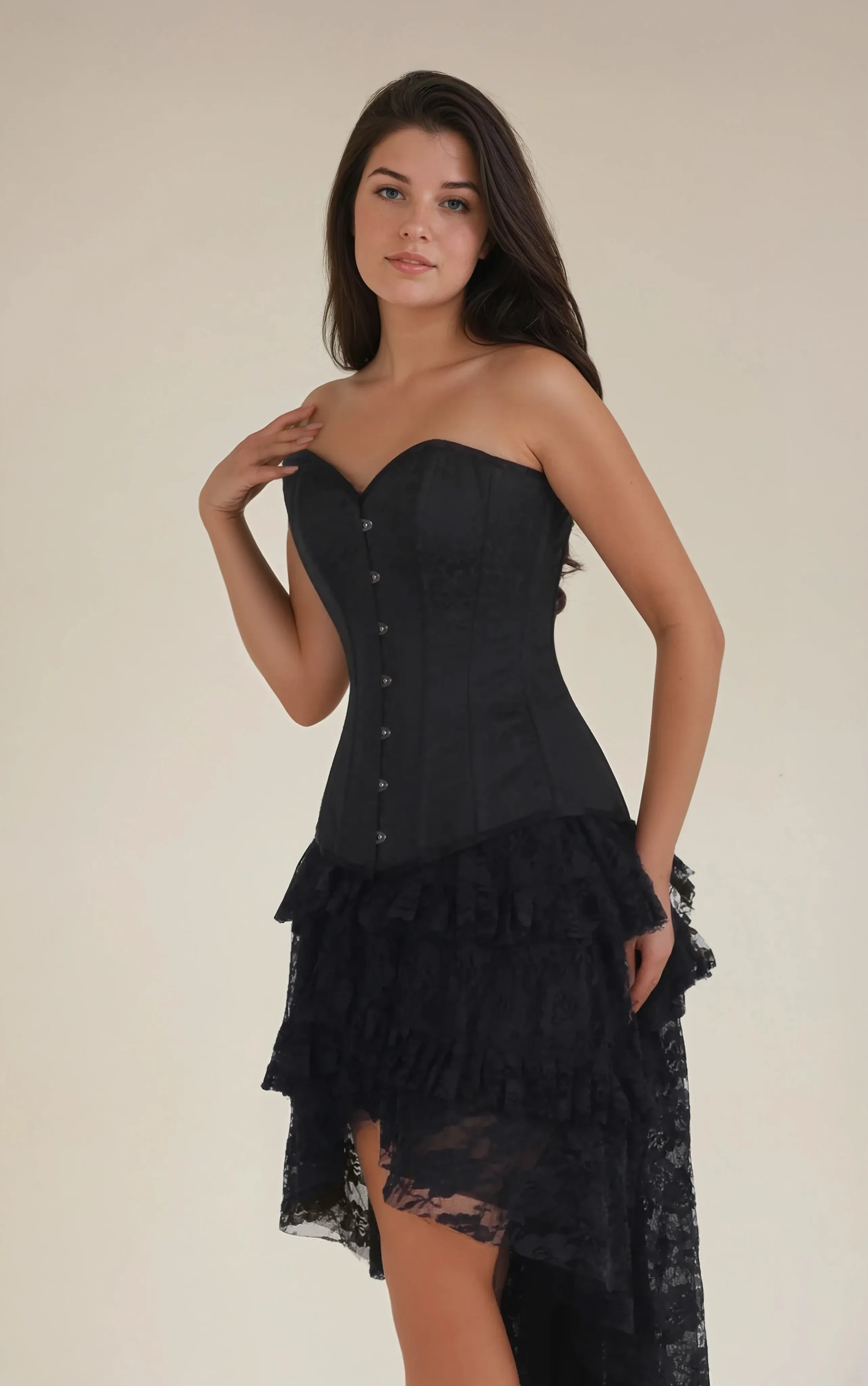 Corset Regina Black Gothic Overbust