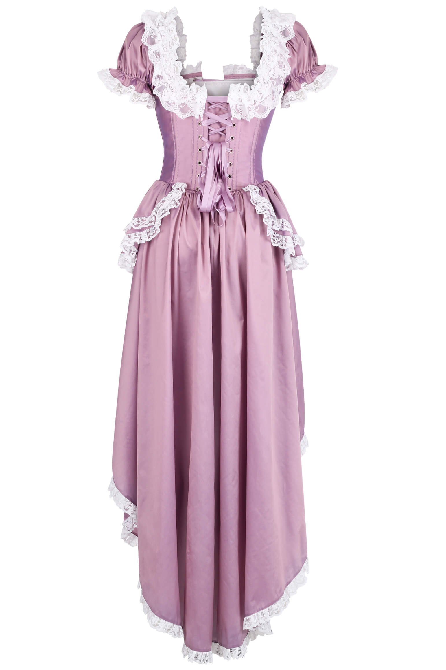 Robe corset Sidnee Rococo Lilas Élégance