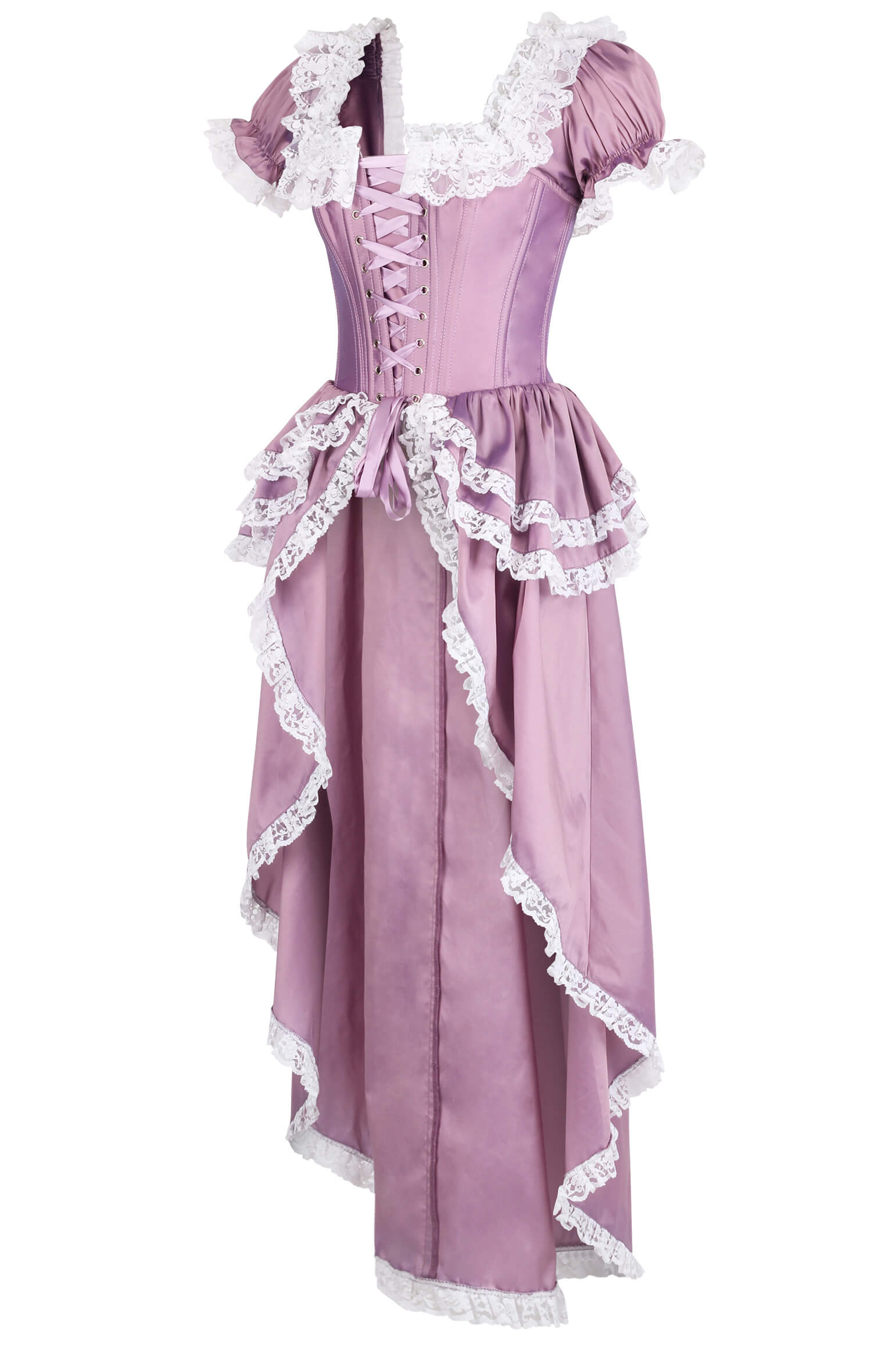 Robe corset Sidnee Rococo Lilas Élégance