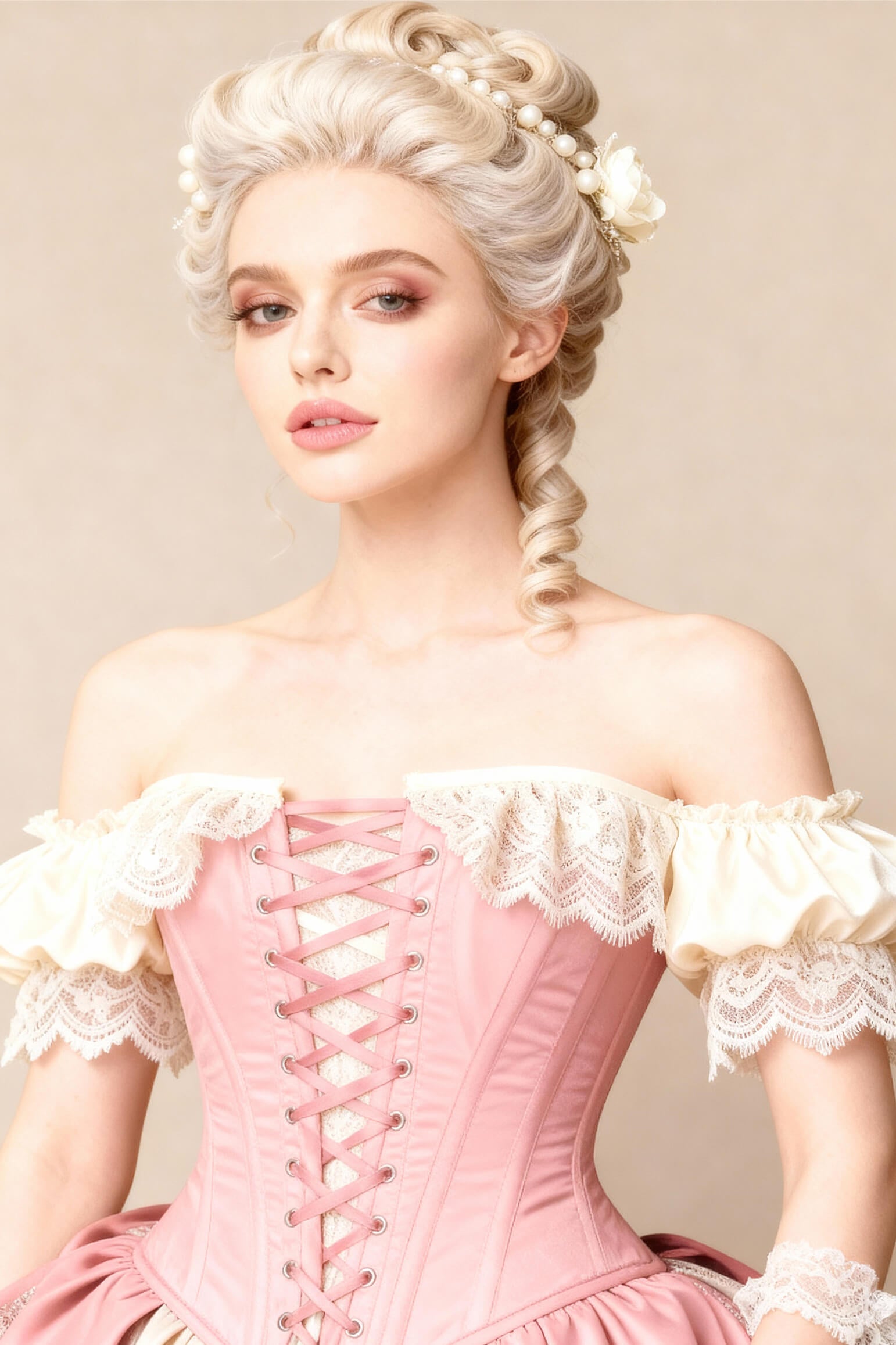 Corset Jazmina Black Rococo à épaules dénudées